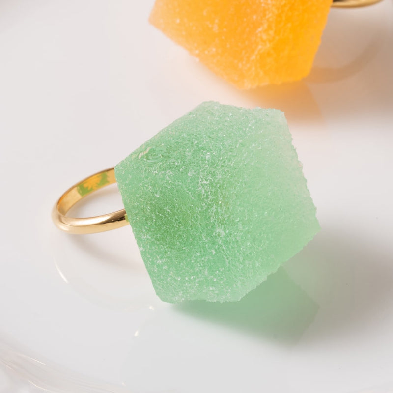 Green Apple Petit Pate de Fruit Ring【Japan Jewelry】