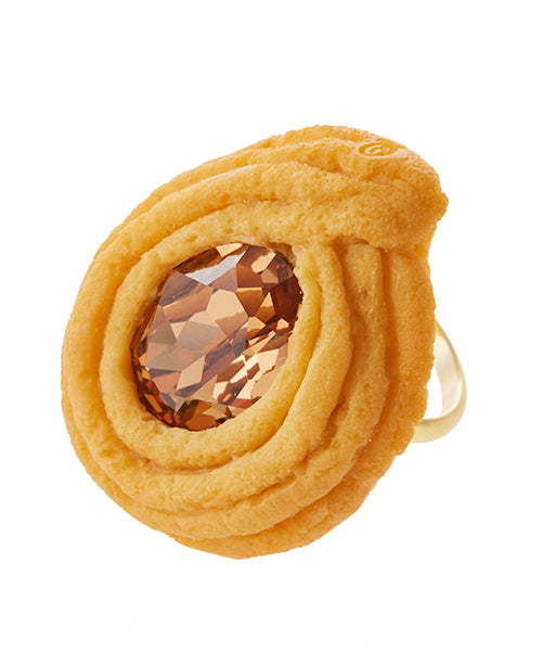 Apricot Jewel Cookie Ring【Japan Jewelry】