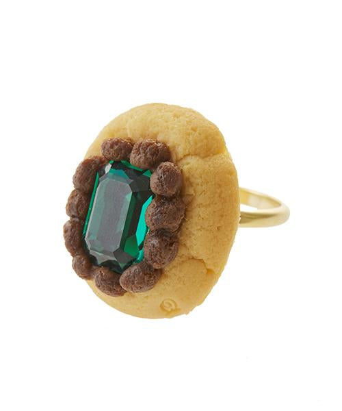Kiwi Jewel Cookie Ring【Japan Jewelry】