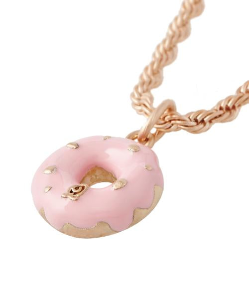 Strawberry Chocolate Nuts Doughnut Necklace【Japan Jewelry】