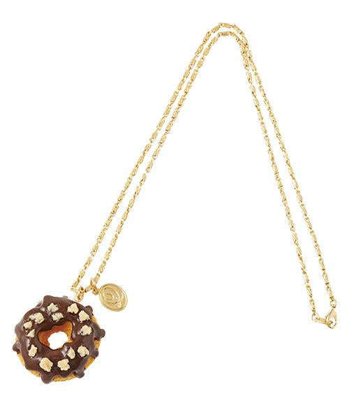 Melty Chocolate Doughnut Necklace【Japan Jewelry】