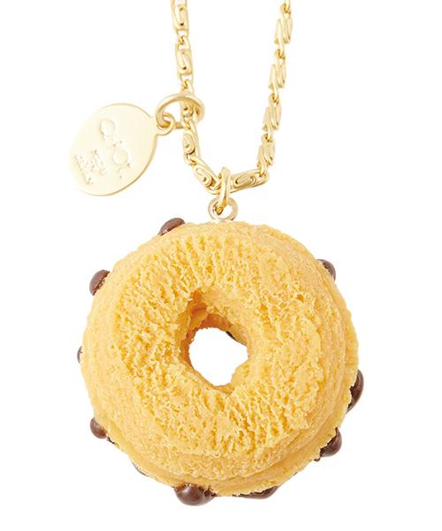 Melty Chocolate Doughnut Necklace【Japan Jewelry】