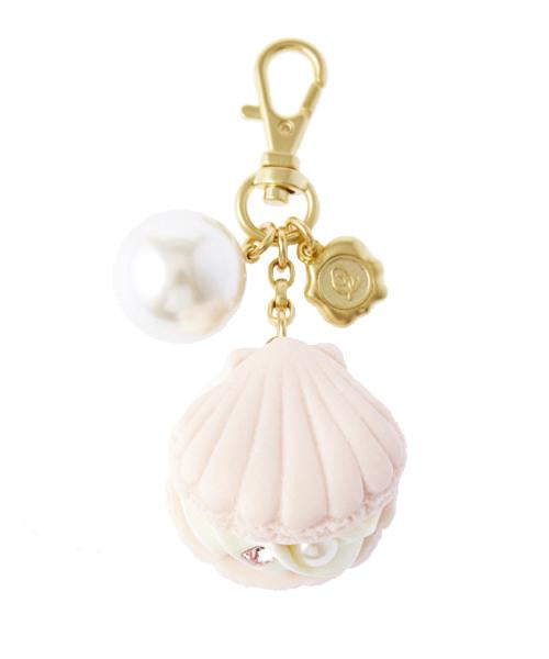 Shell Macaron Bag Charm (Pink)【Japan Jewelry】