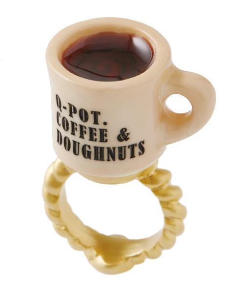 Q-pot. Blend Coffee Ring【Japan Jewelry】