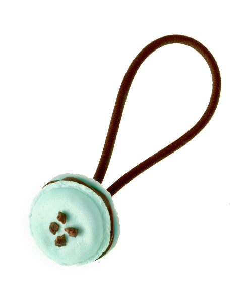 Mint Chocolate Petit Macaron Hair Rubber Band【Japan Jewelry】
