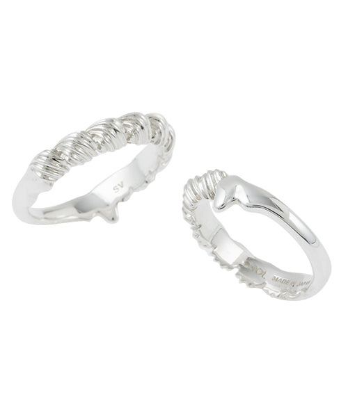 925 Silver】Whipped Cream Round Ring【Japan Jewelry】 – Japan