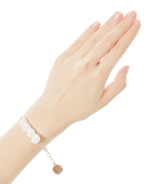 Strawberry Sugar Snow Whipped Cream Line Bracelet【Japan Jewelry】